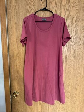 32 Degrees Scoop Neck Tunic in Dusty Rose